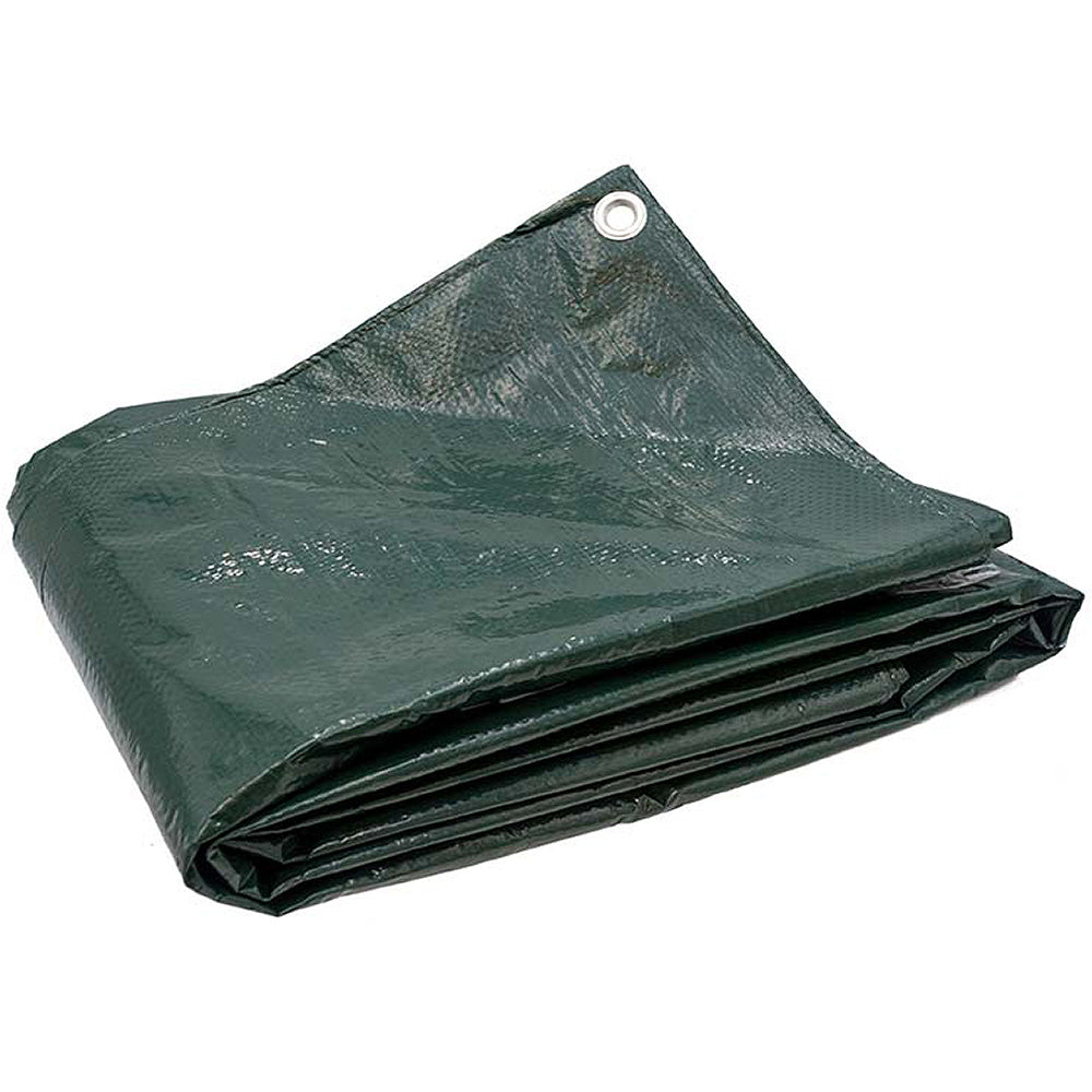 tarp greenzone Green Heavy-Duty Poly Tarps 24' x 36' (Actual Size 23'6" x 35'6")