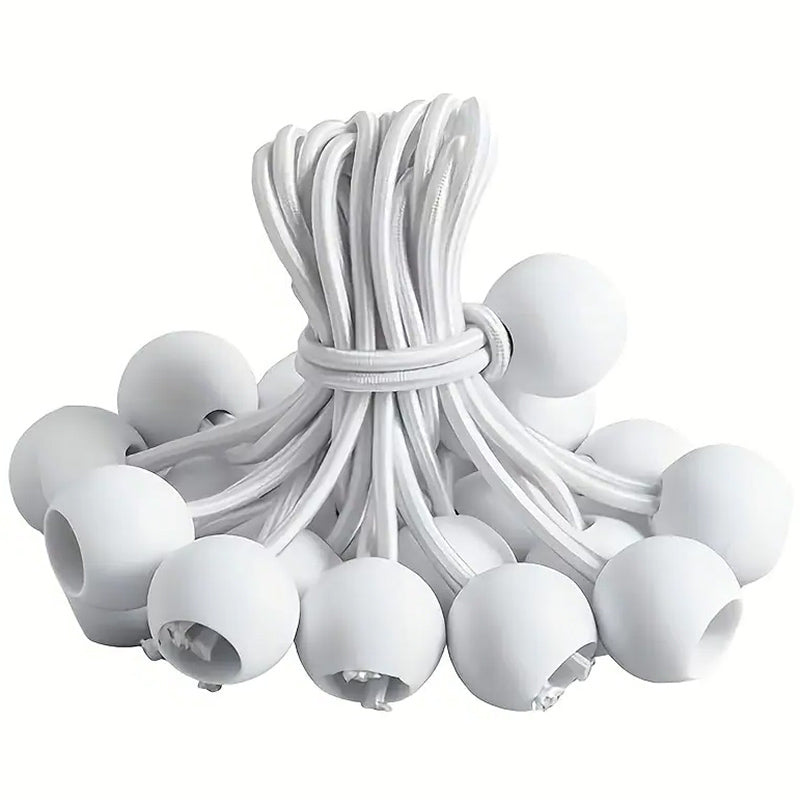 tarp bungees White Ball Bungees
